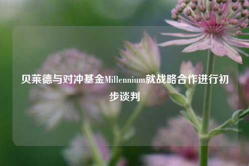 贝莱德与对冲基金Millennium就战略合作进行初步谈判