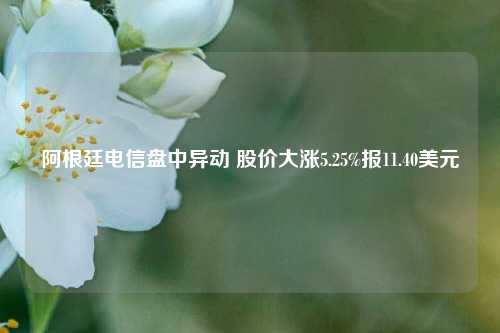 阿根廷电信盘中异动 股价大涨5.25%报11.40美元