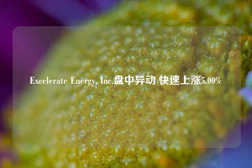 Excelerate Energy, Inc.盘中异动 快速上涨5.00%